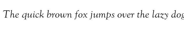 Preview of Goudy Old Style MT Std Italic