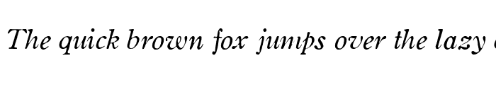 Preview of Oldstyle Italic HPLHS